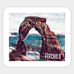 Delicate Arch - Arches National Park Sticker